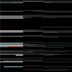 glitch elements set computer screen error vector image
