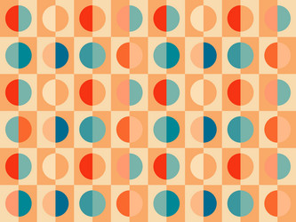 groovy retro abstract seamless pattern background vector image