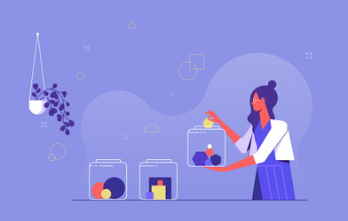 Workflow Management & Task Distribution vector image
