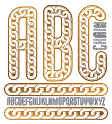 condensed tall font trendy typescript can be used vector image