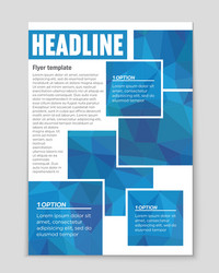 Modern Abstract Layout Background vector image