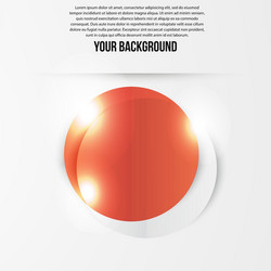 abstract circles template object web vector image