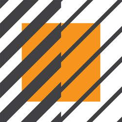 square cube logo - block element abstract finance vector image