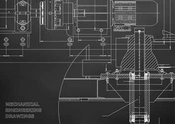 Engineering backgrounds mechanical Royalty Free Vector Image