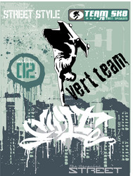 Street Skate Style Vector Image