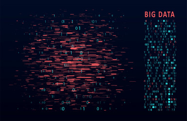 abstract artificial intelligence element vector image