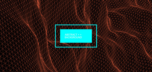 abstract background with waves 3d surface vector image