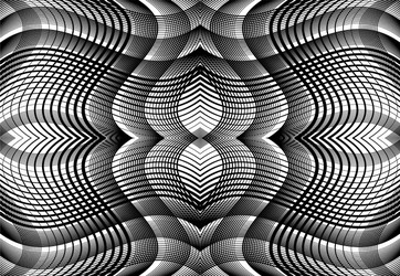 repeatable and tileable grid mesh zig-zag vector image
