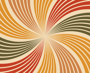 retro style abstract spiral line pattern vector image