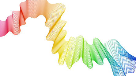 abstract backdrop with wave gradient lines vector image