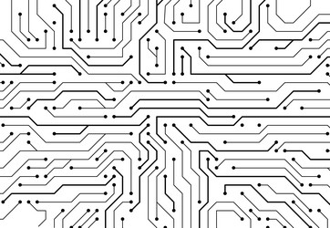 high-tech technology background texture circuit vector image