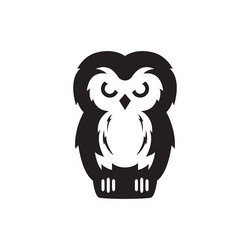 owlet icon logo design vector