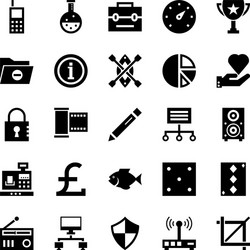 responsive user interface solid vector image