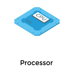 Computer microprocessor Royalty Free Vector Image