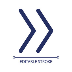 skip to end rgb color ui icon vector image