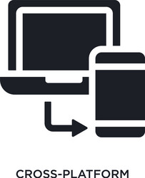 cross-platform isolated icon simple element from vector image