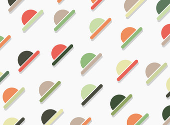 abstract of colorful geometric pattern background vector image