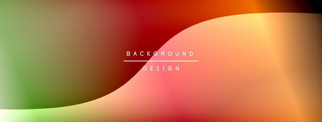 bright rainbow style color gradient with curve vector image