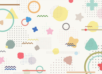 abstract of colorful geometric pattern background vector image