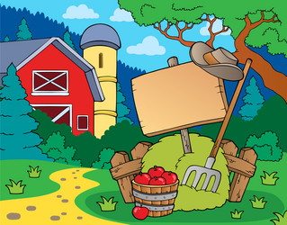 Farm theme image 7 Royalty Free Vector Image - VectorStock