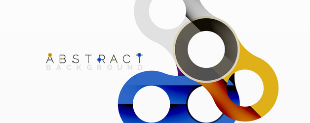 abstract design features overlapping colorful vector image