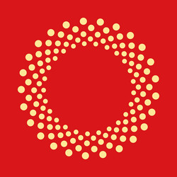 abstract dotted shape design element vector image