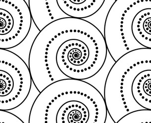 floral background of drawn lines vector