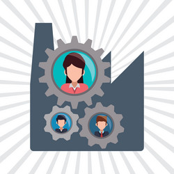 Human resources icon design vector