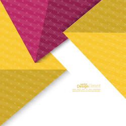 Dynamic Geometric Triangle Pattern vector image