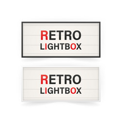 Lightbox Retro Sign Vector Images (over 300)