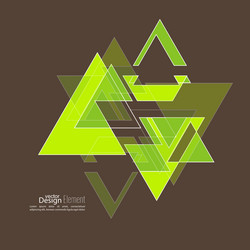 Geometric Triangle Pattern vector image
