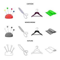 isolated object of craft and handcraft icon vector image