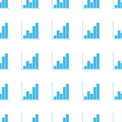 unique chart seamless pattern vector image