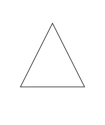 chlorine can be used triangle sign symbol vector image