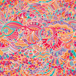 pattern abstract background with colorful vector image