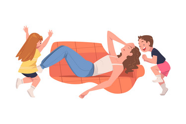 Exhausted Mom Vector Images (over 450)