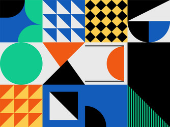 abstract pattern design elements vector image