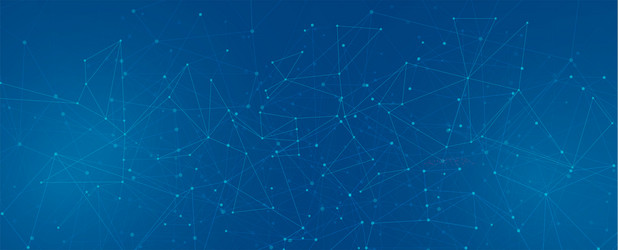 neural network concept connected cells with links vector image