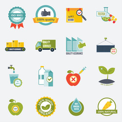Quality control infographic Royalty Free Vector Image