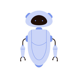robot android ai bot character for futuristic vector image