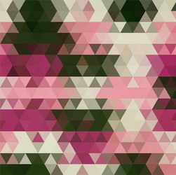 Multicolor geometric triangular low poly style vector