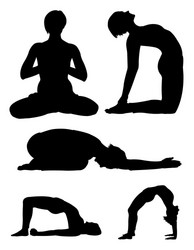 Yoga Silhouette Vector