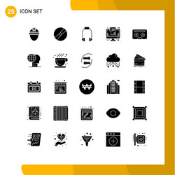 universal icon symbols group 25 modern solid vector