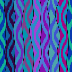 seamless background in bohemian style vector image