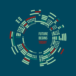 Tech Circuit Background vector image