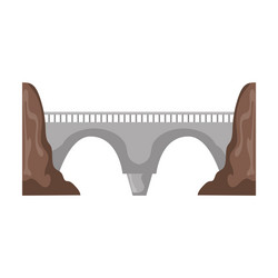 Bridge iconcartoon icon isolated vector