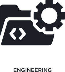 engineering isolated icon simple element from vector image
