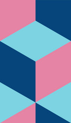 abstract cube pattern colorful completely vector image