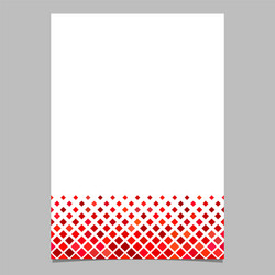 red diagonal square pattern page template vector