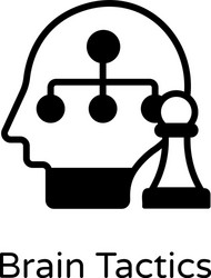 brain tactics vector image